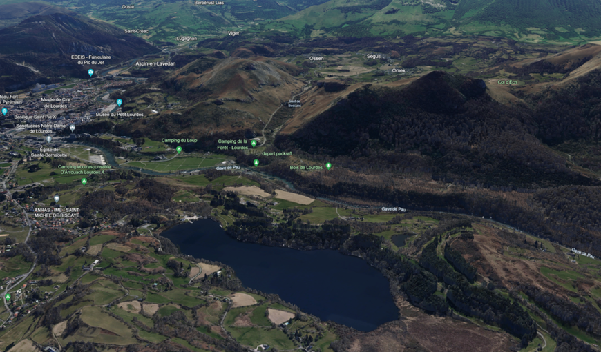 LE LAC ET LA VALLEE DE LOURDES LE LAC ET LA VALLEE DE LOURDES
