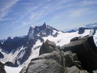 Dent du Géant...on la voit de partout Dent du Géant...on la voit de partout