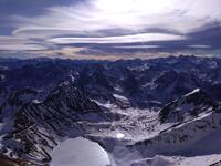 Vue sur la crête du Pène Blanque Vue sur la crête du Pène Blanque